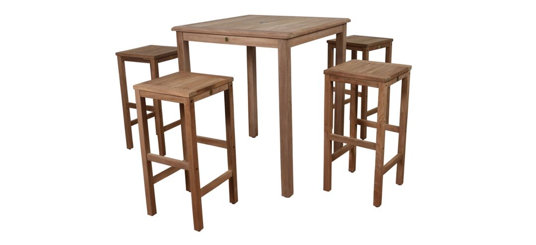 242263380 Byrd 4-pc Outdoor Bar Table Set sku 242263380