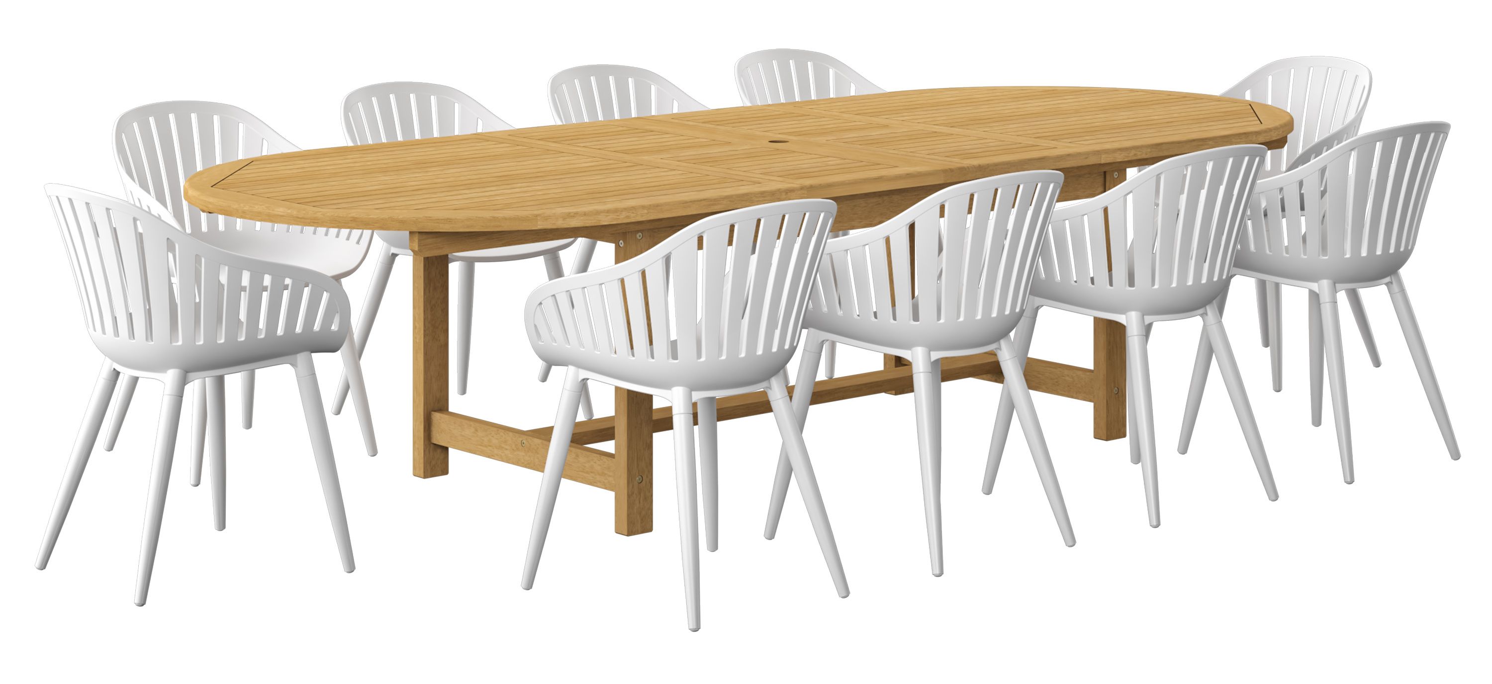 Amazonia 11-pc. Outdoor Oval Patio Dining Set