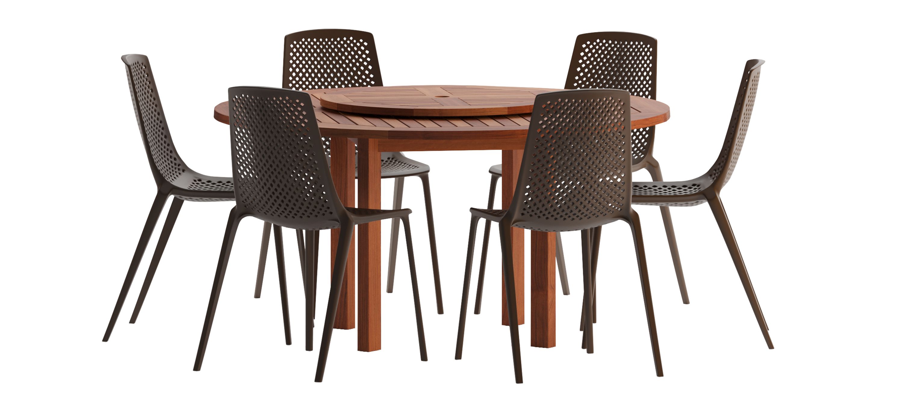 Amazonia 7-pc. Outdoor Round Patio Dining Set