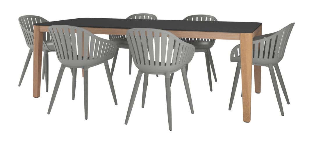 Amazonia Outdoor 9- pc. Eucalyptus Wood Dining Set