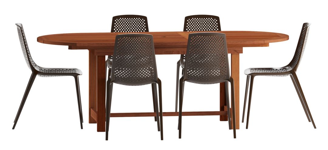 Amazonia 7-pc. Outdoor Oval Patio Dining Set
