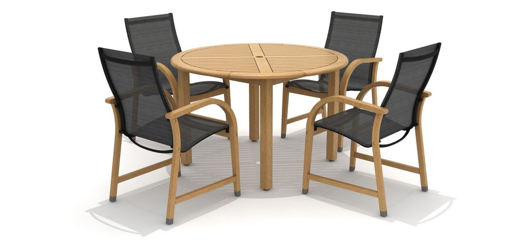 244557016 Lifestyle Garden Outdoor 5-pc. Round Dining Set sku 244557016