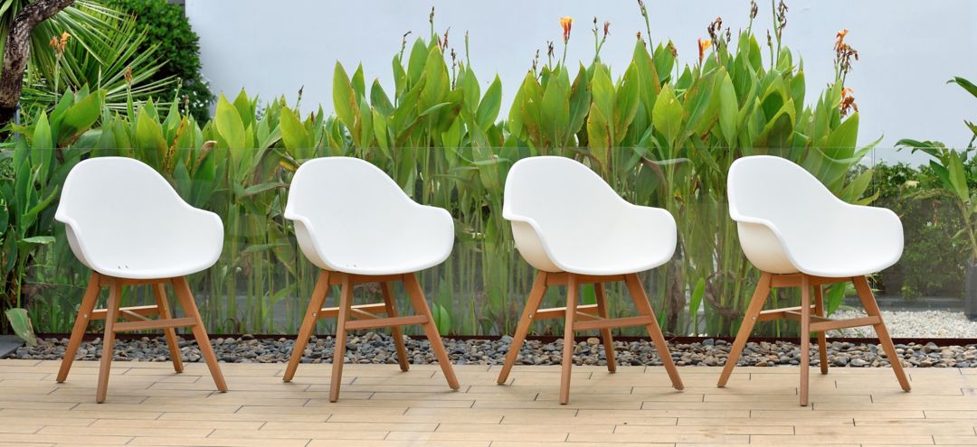 Amazonia Outdoor 4-pc. Eucalyptus Chairs