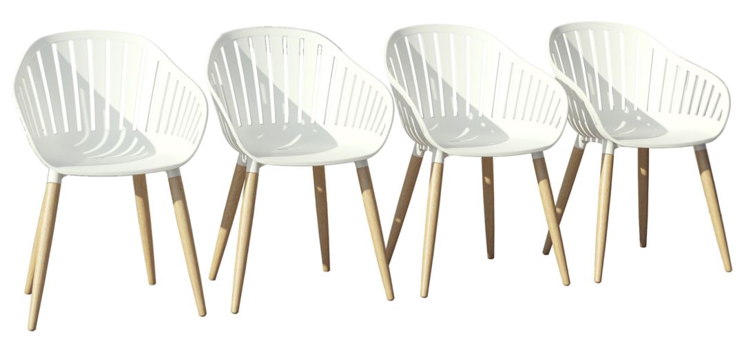 Amazonia Outdoor 4-pc. Teak Chairs