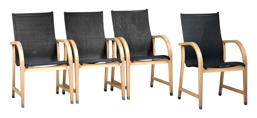 Lifestyle Garden Outdoor Armchairs: Set of 4