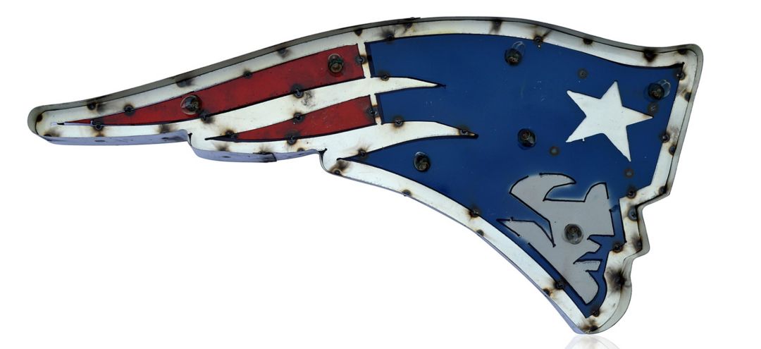 IMP545-1011 NFL Logo Lighted Recycled Metal Sign sku IMP545-1011