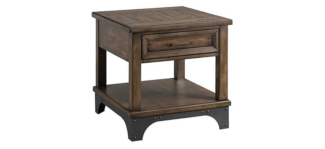 WY-TA-2324-GPG-C Whiskey River End Table sku WY-TA-2324-GPG-C