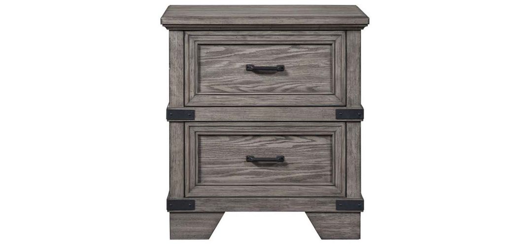 Forge 2-Drawer Bedroom Nightstand