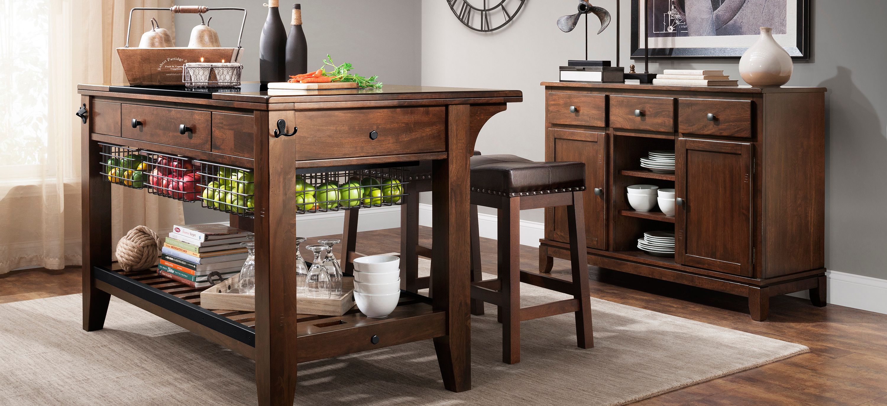 Kona 3-pc. Kitchen Island Set