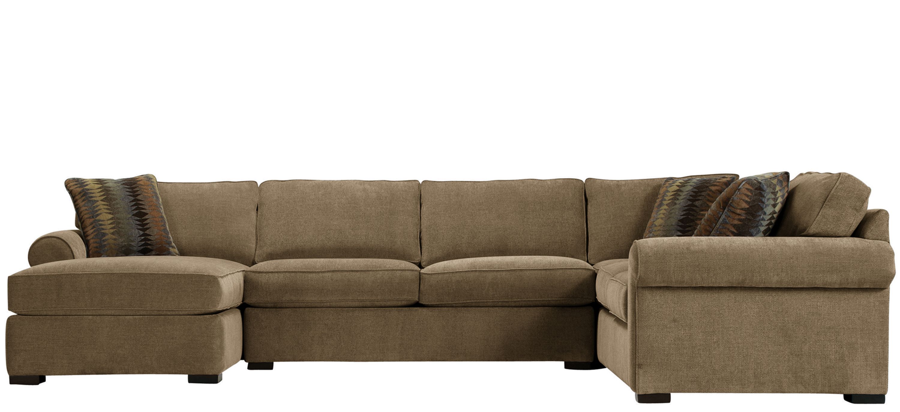 Kipling 3-pc. Left-Hand-Facing Chenille Sectional Sofa
