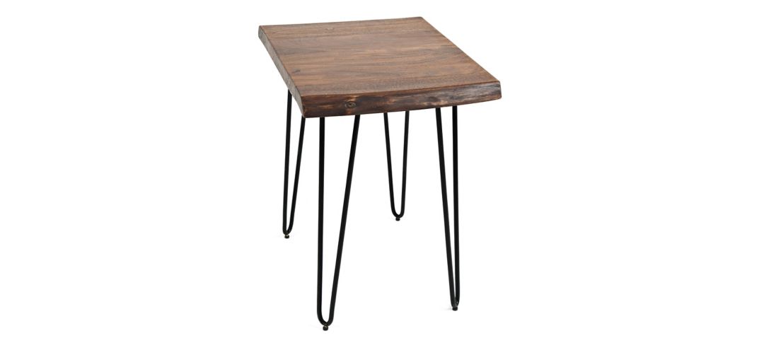 Nature's Live Edge Rectangular Chairside Table