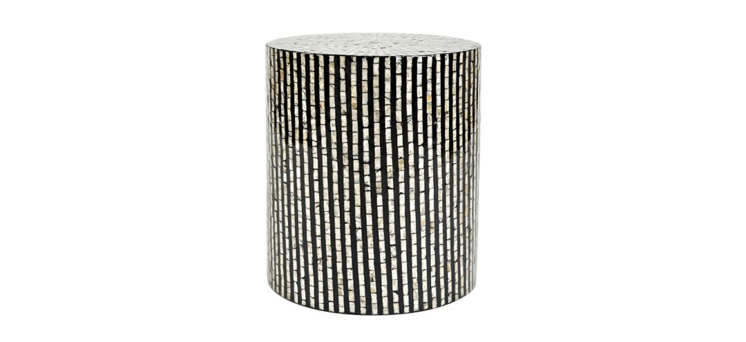 387317300 Global Archive Capiz Accent Table sku 387317300