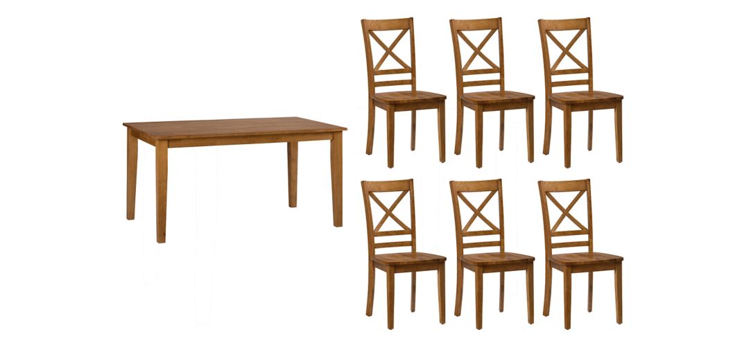 787333524 Simplicity 7-pc. Dining Set sku 787333524