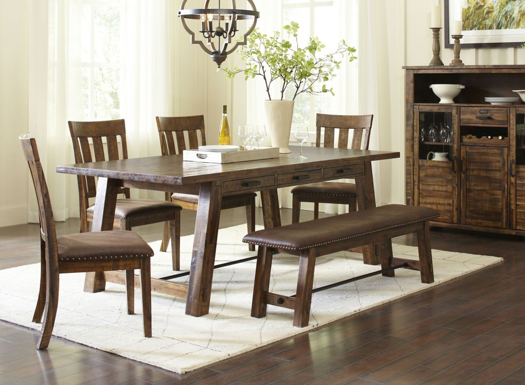 Cannon Valley 6-pc. Trestle Dining Set