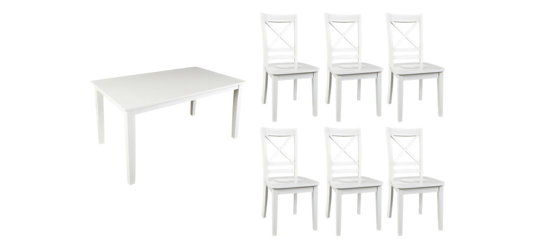 Simplicity 7-pc. Dining Set