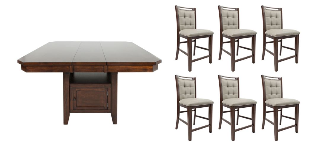 795316720 Manchester 7-pc. Counter-Height Dining Set sku 795316720