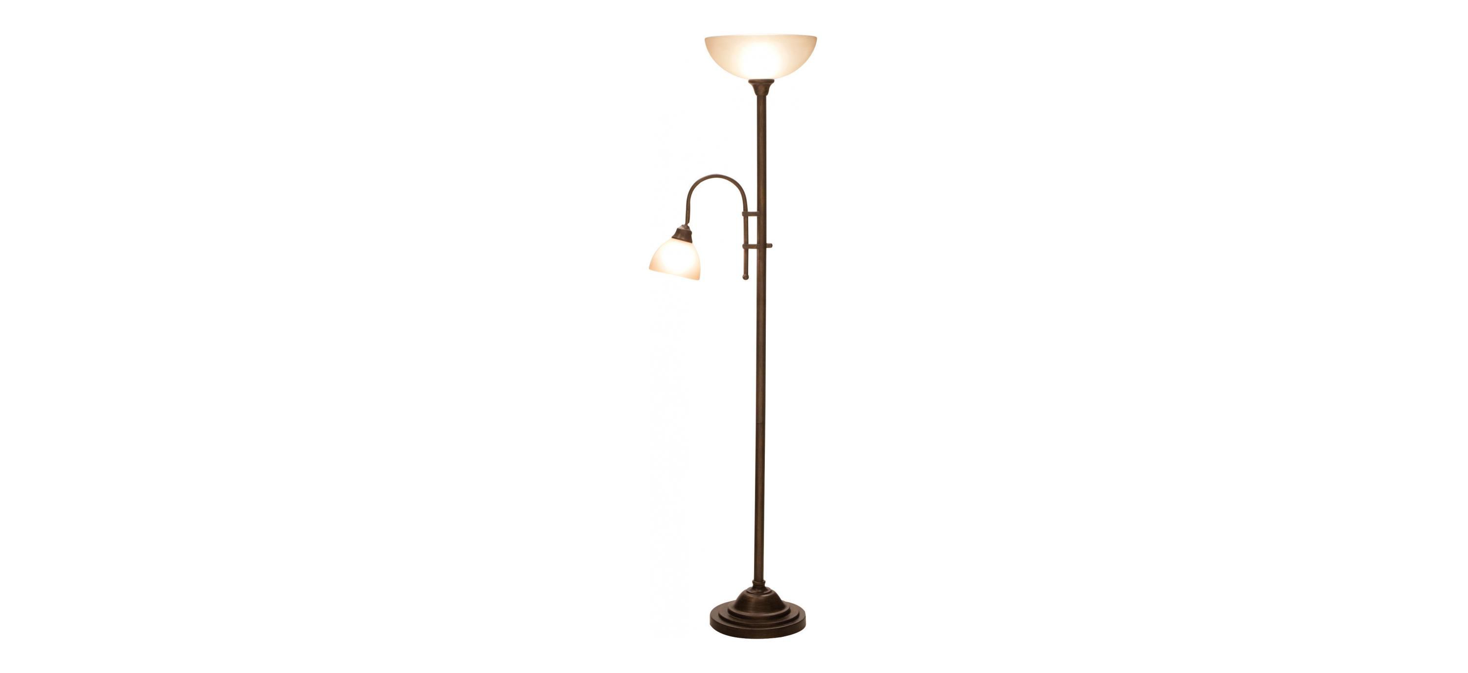Bronze Torchiere Floor Lamp