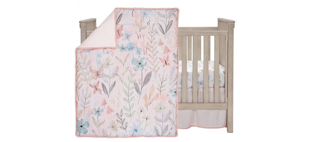 Baby Blooms 3-Piece Crib Bedding Set