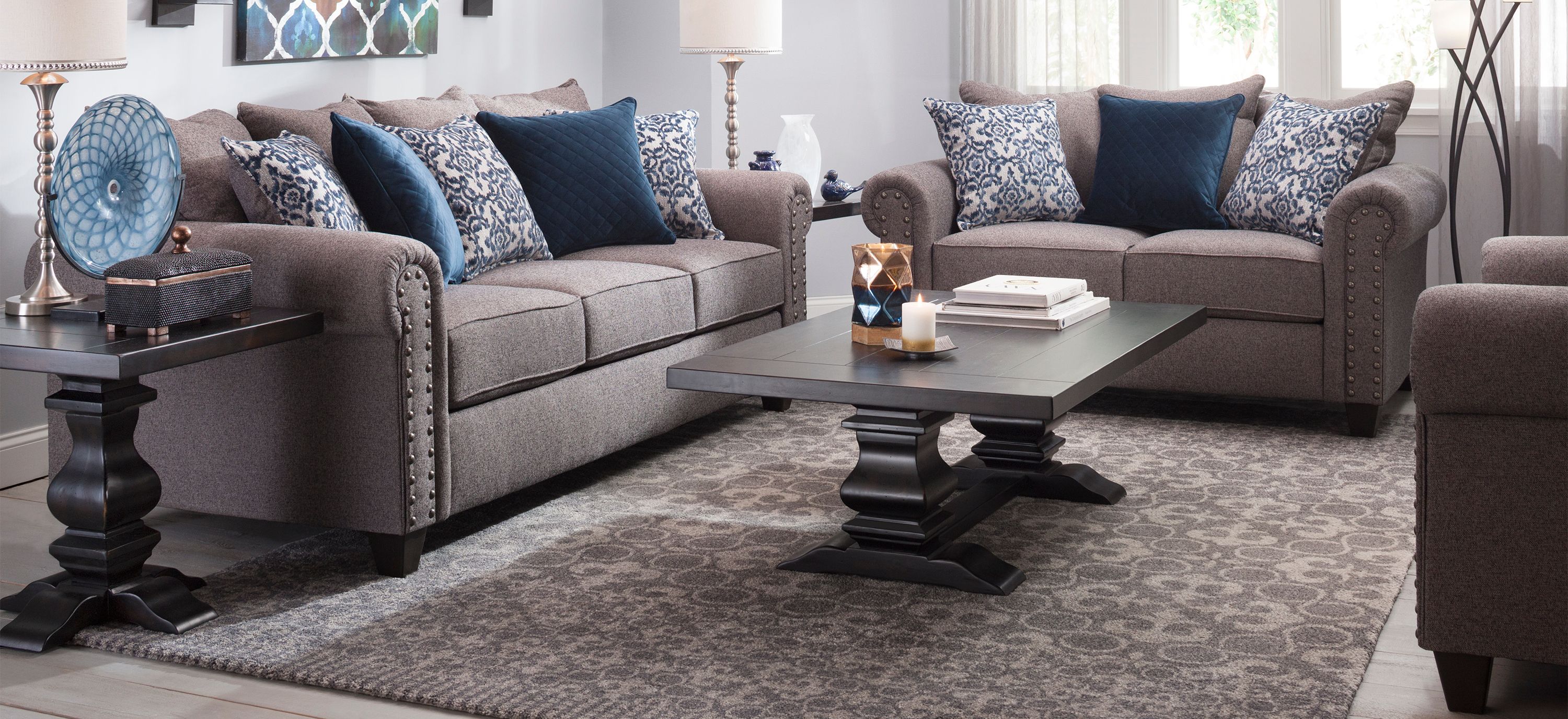 Emilia 2-pc. Sofa and Loveseat Set