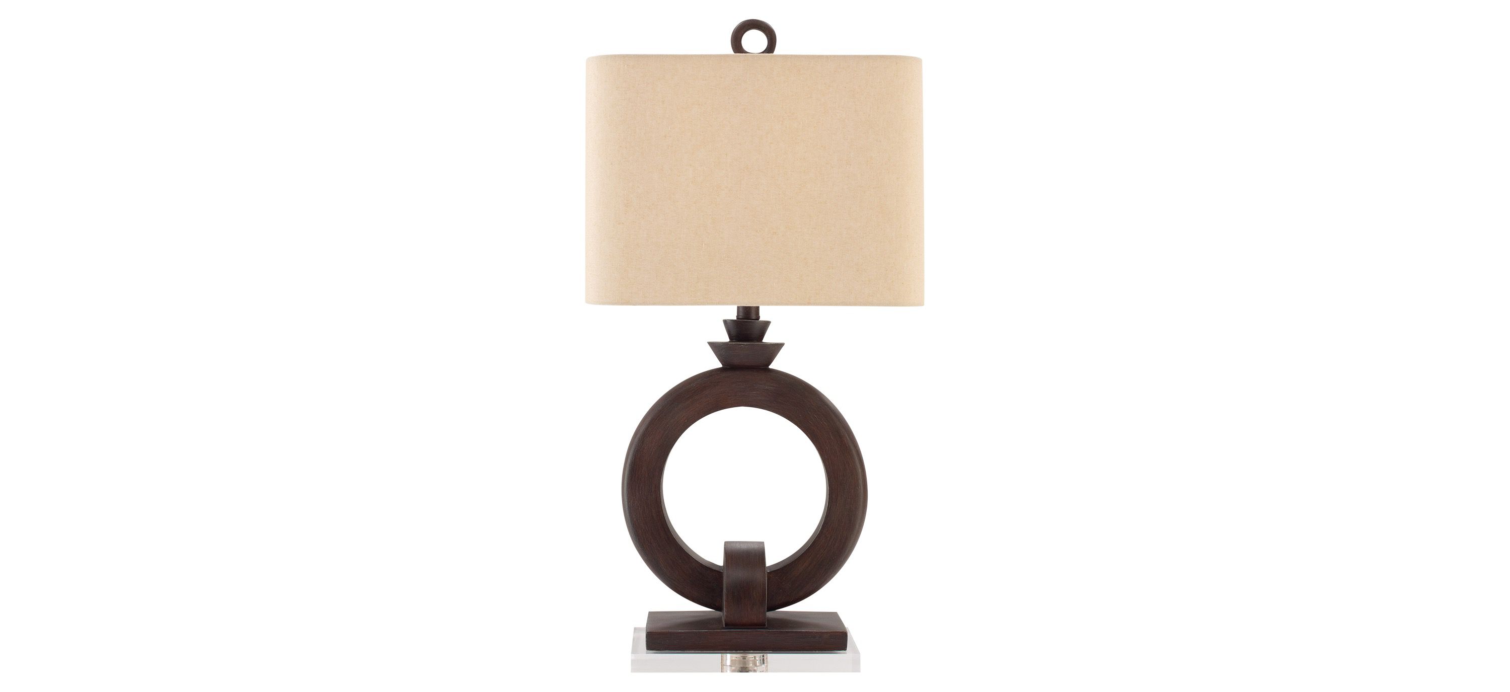 Resin and Acrylic Table Lamp