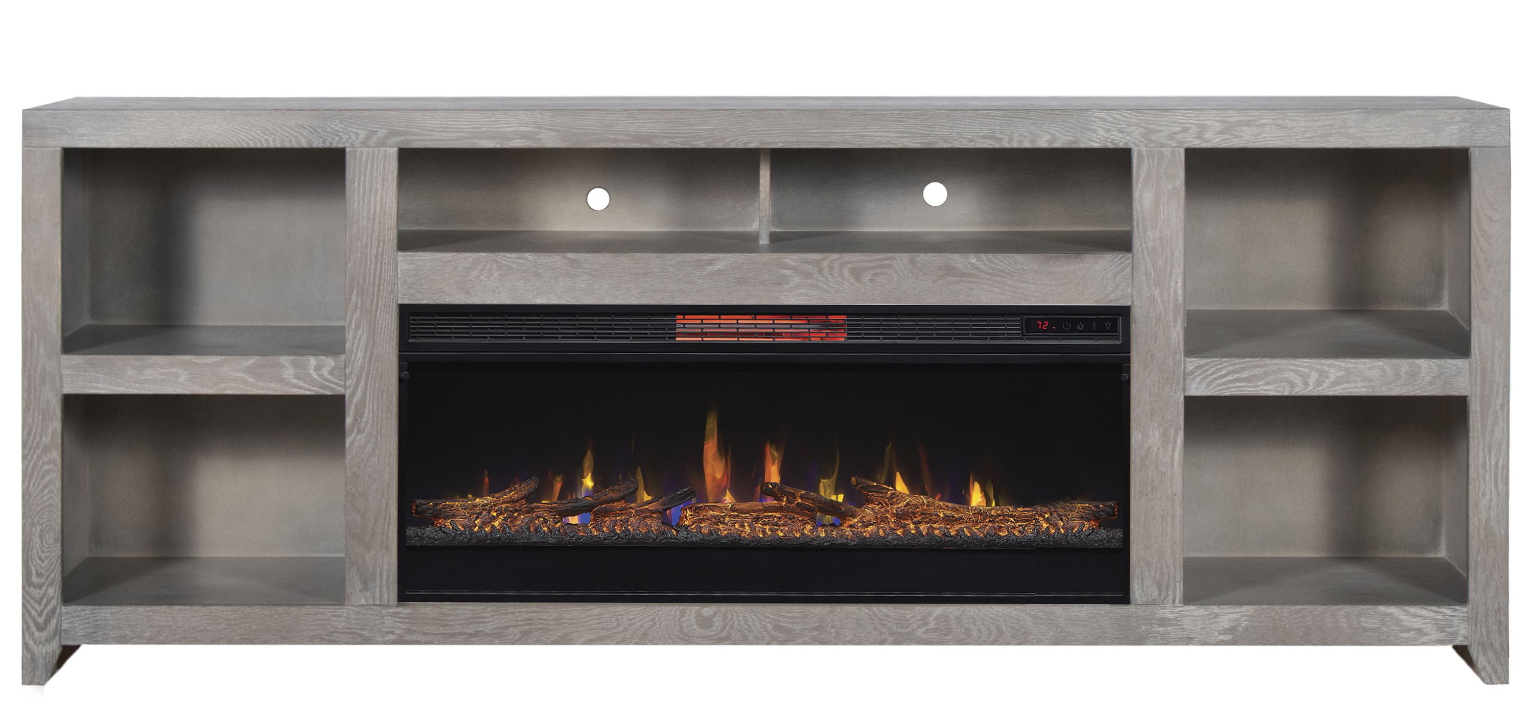 Driftwood 85 Fireplace Console