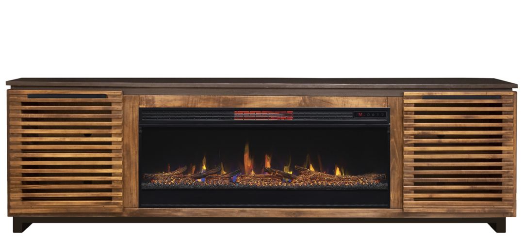 Reah 86 Fireplace Console