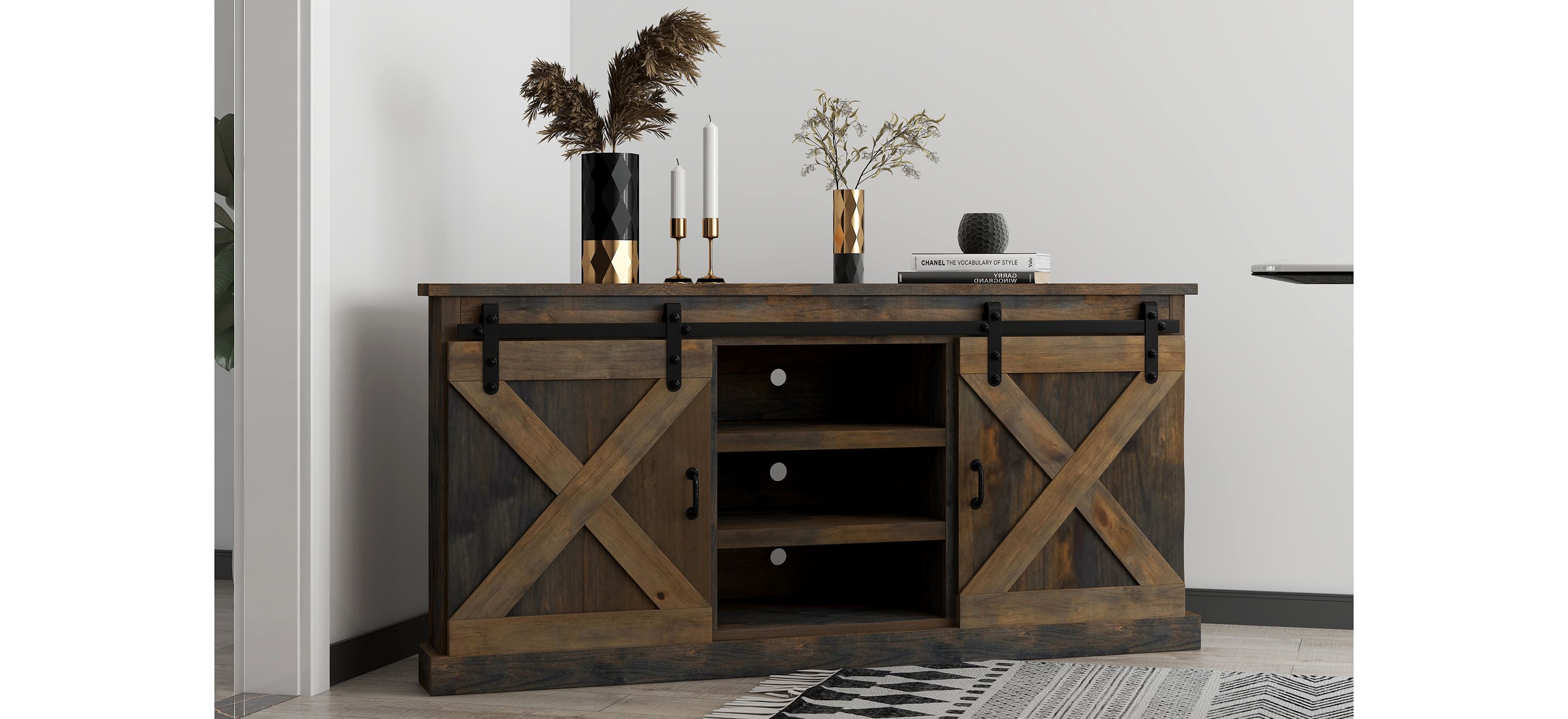 Farmhouse 66 Corner TV Console