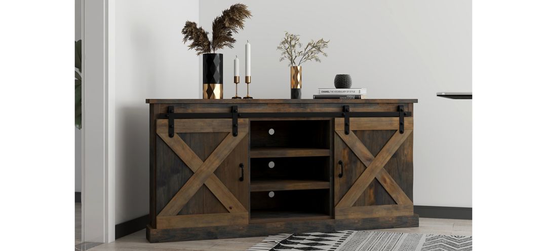 Farmhouse 66 Corner TV Console