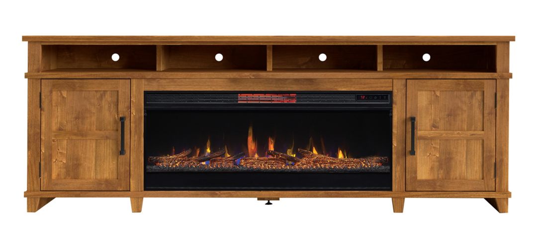 Deer Valley Fruitwood 86 Fireplace Console