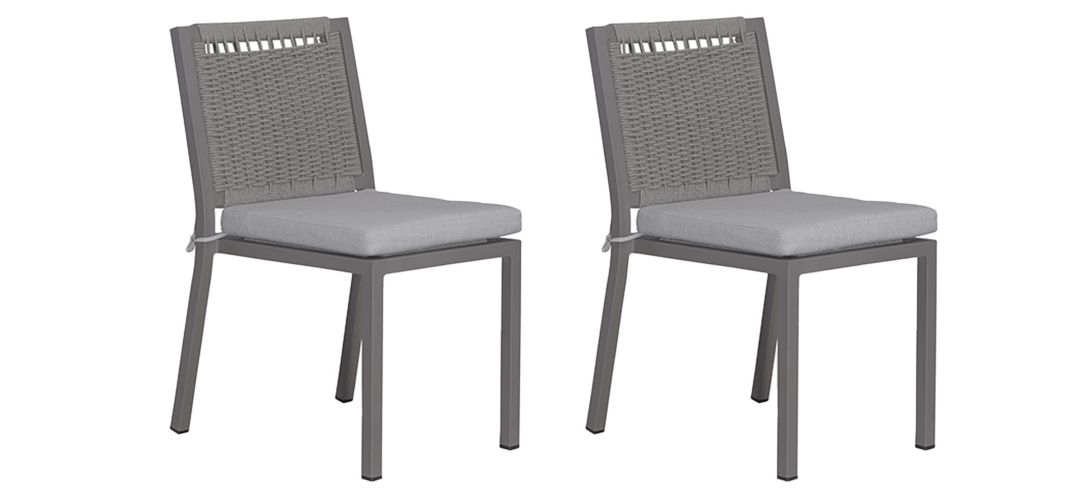 Plantation Key Outdoor Side Chairs - Set of 2