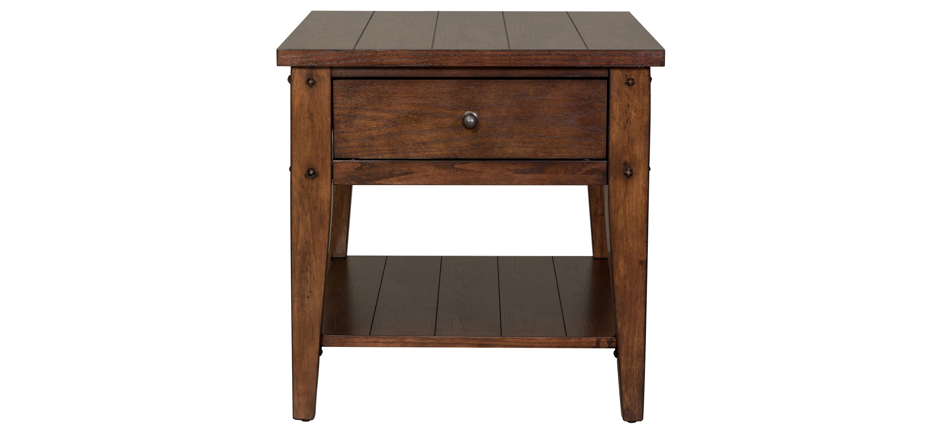 Lake House Rectangular End Table