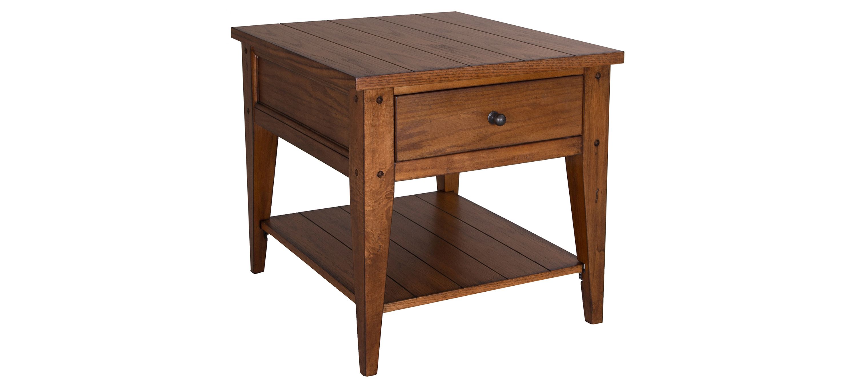 Lake House Rectangular End Table