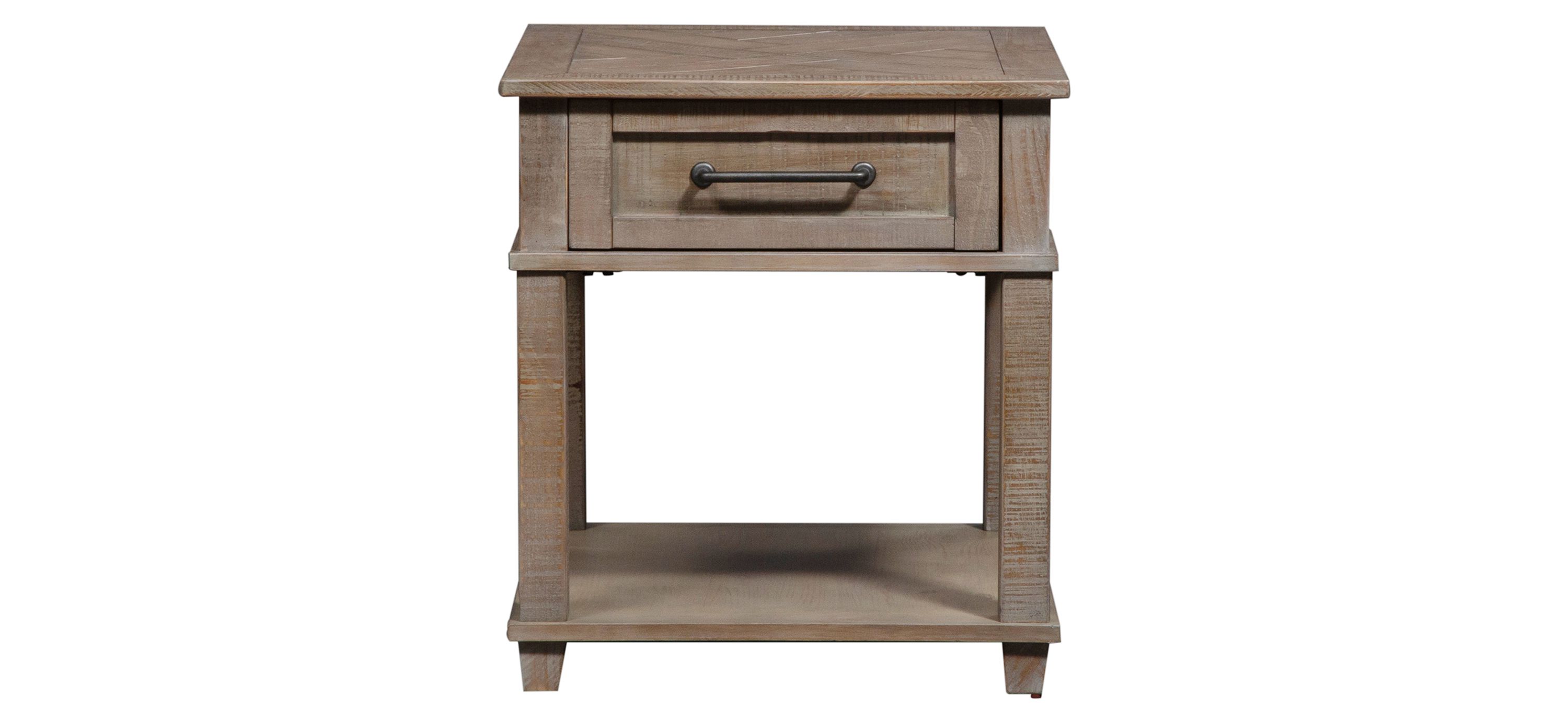 Parkland Falls Rectangular End Table