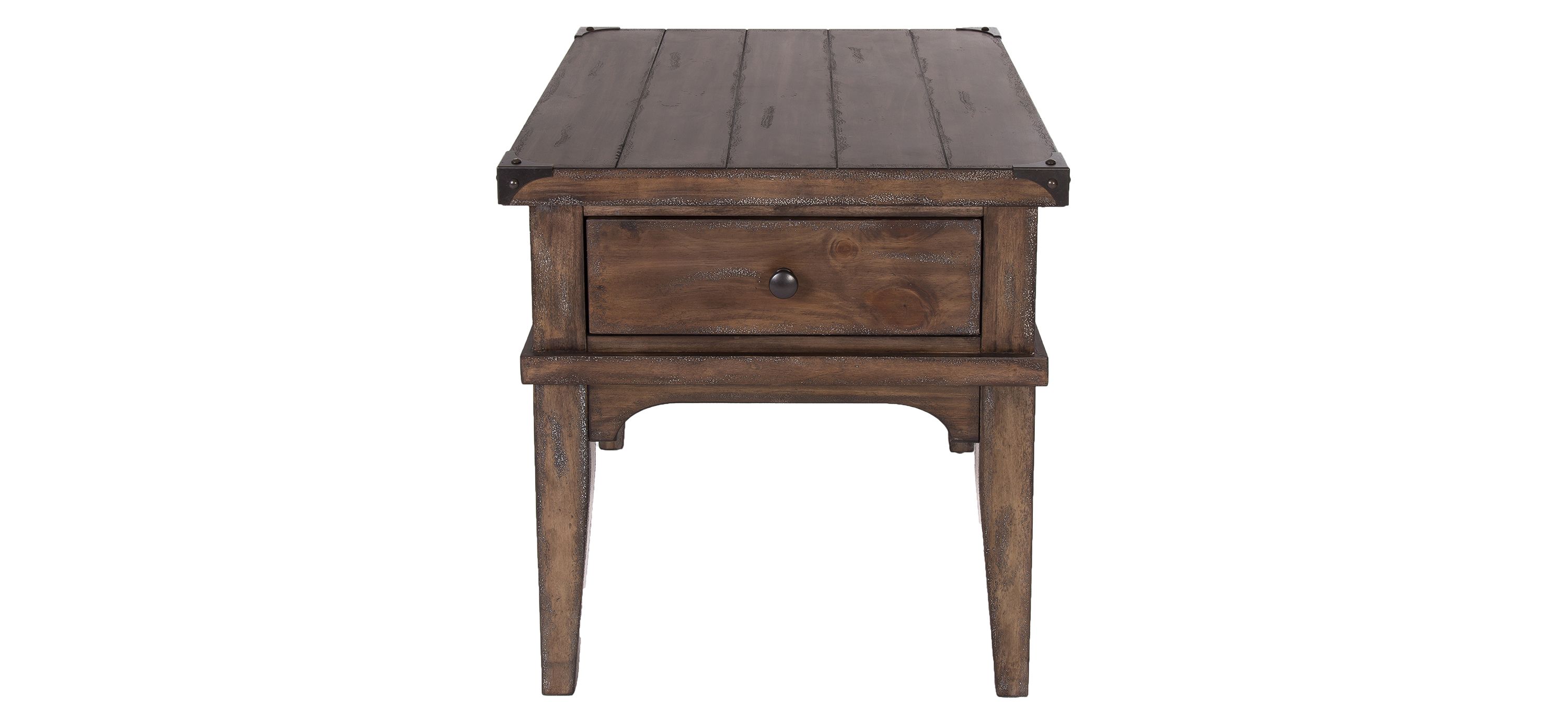 Aspen Skies Rectangular End Table