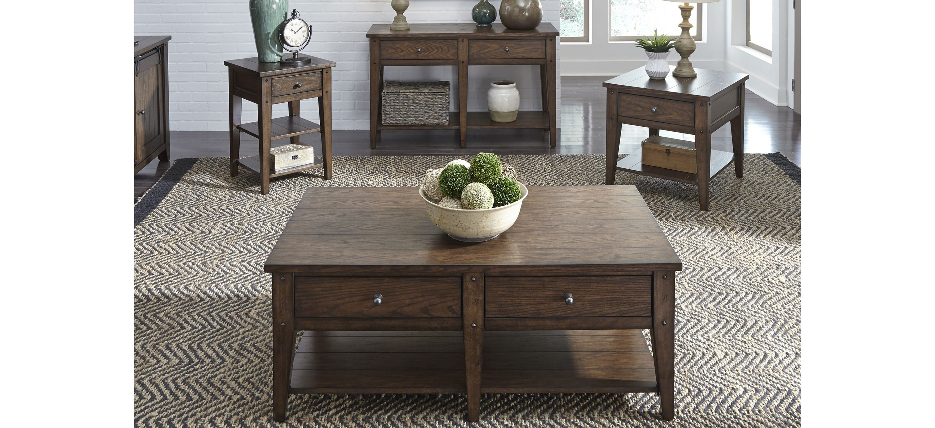 Lake House Rectangular Sofa Table 