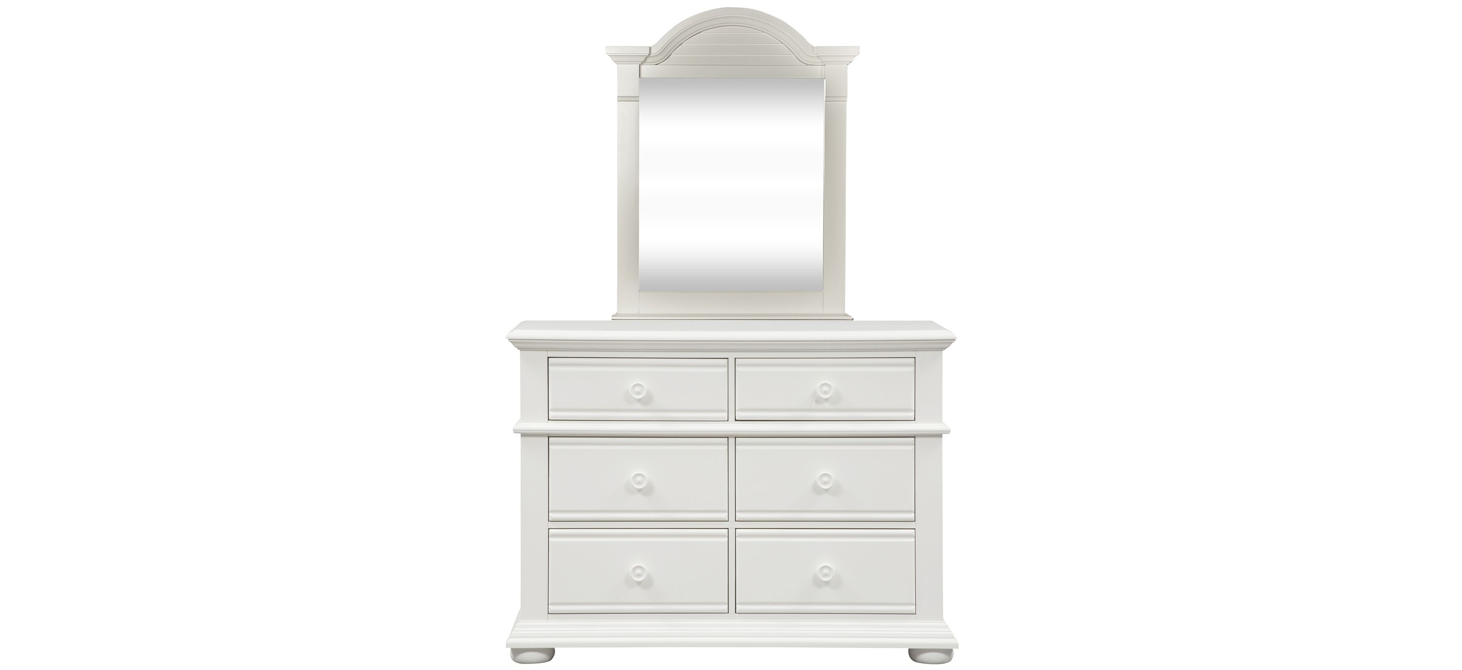 Summer House 6 Drawer Dresser and Mirror