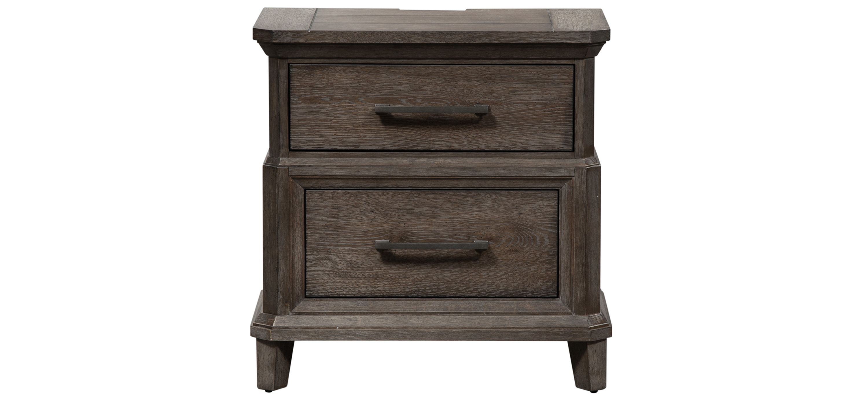 Artisan Prairie Nightstand w/ Charging Station