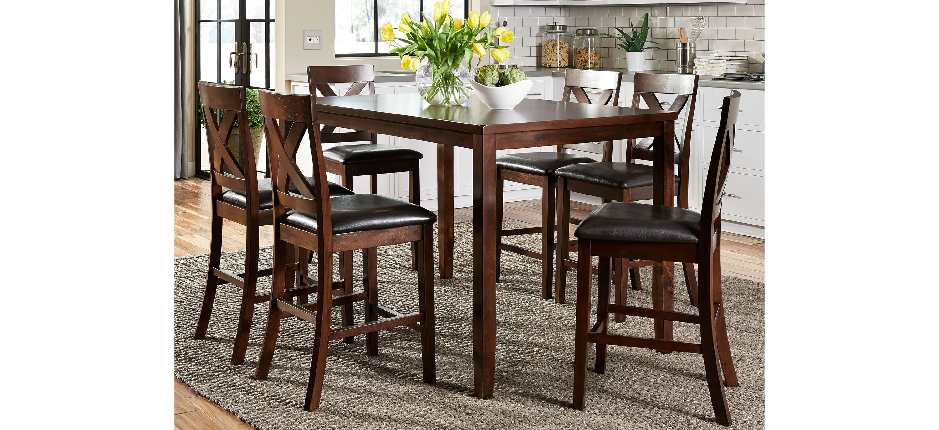 Thornton 7-pc.Counter Height Dining Set