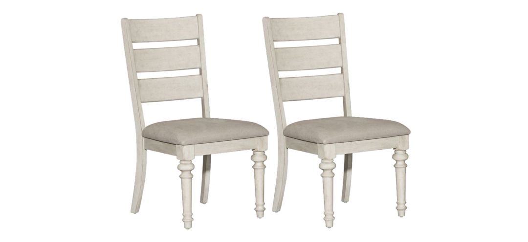 Gilchrist Ladder Back Dining Chair-Set of 2