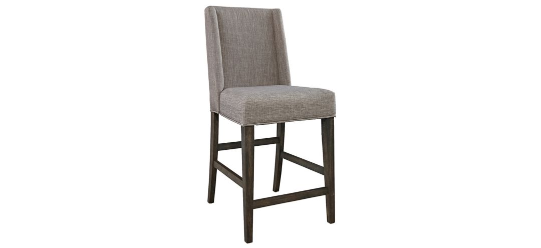 Double Bridge Upholstered Counter Chair
