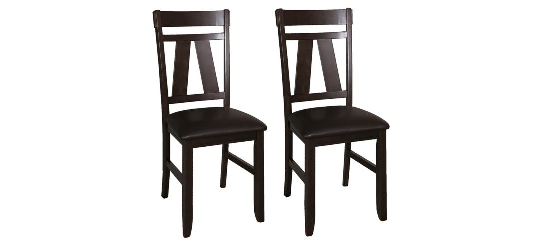 746293651 Timothy Splat Back Dining Chair-Set of 2 sku 746293651