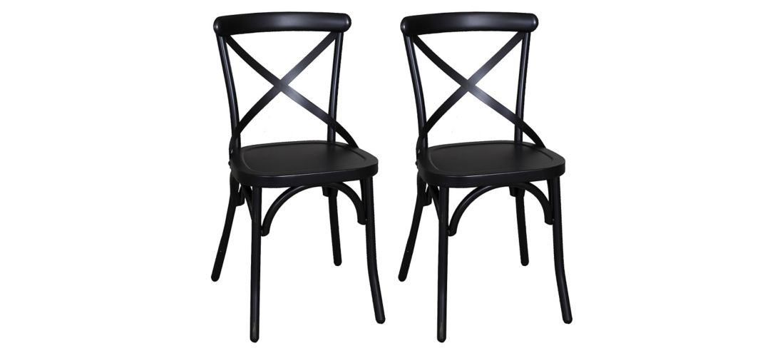 Vintage Series X Back Dining Chair-Set of 2
