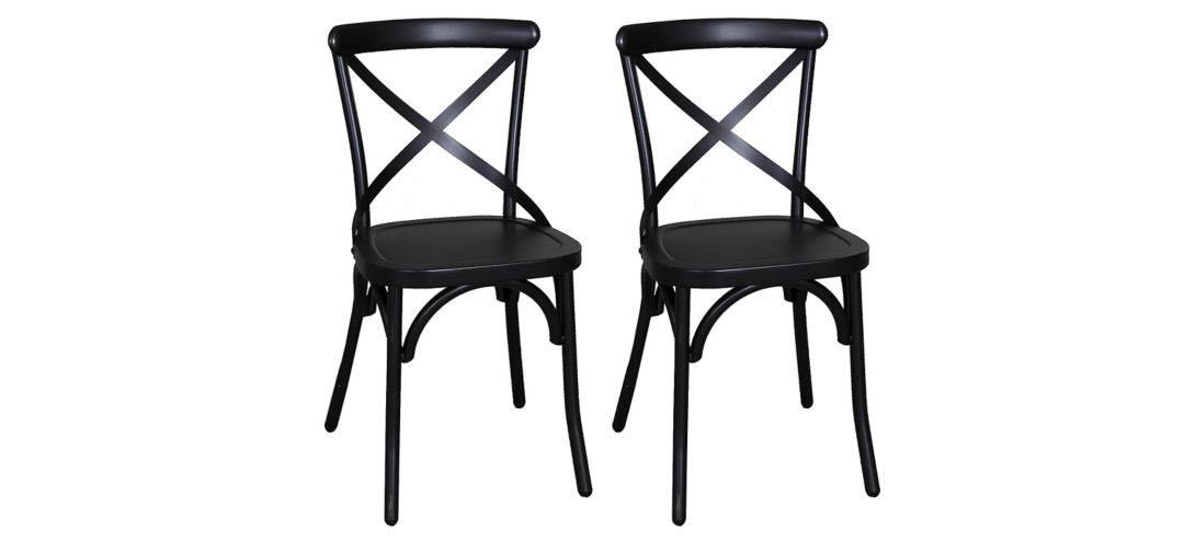 746293790 Vintage Series X Back Dining Chair-Set of 2 sku 746293790