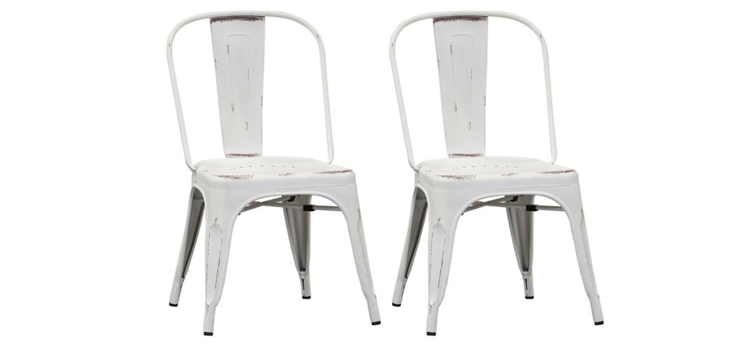 Vintage Series Bow Back Dining Chair-Set of 2