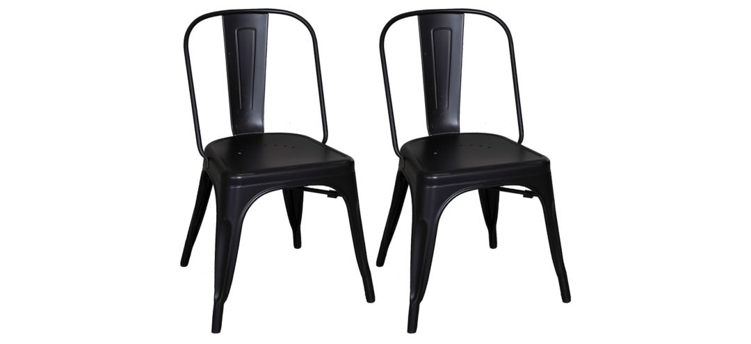 Vintage Series Bow Back Dining Chair-Set of 2