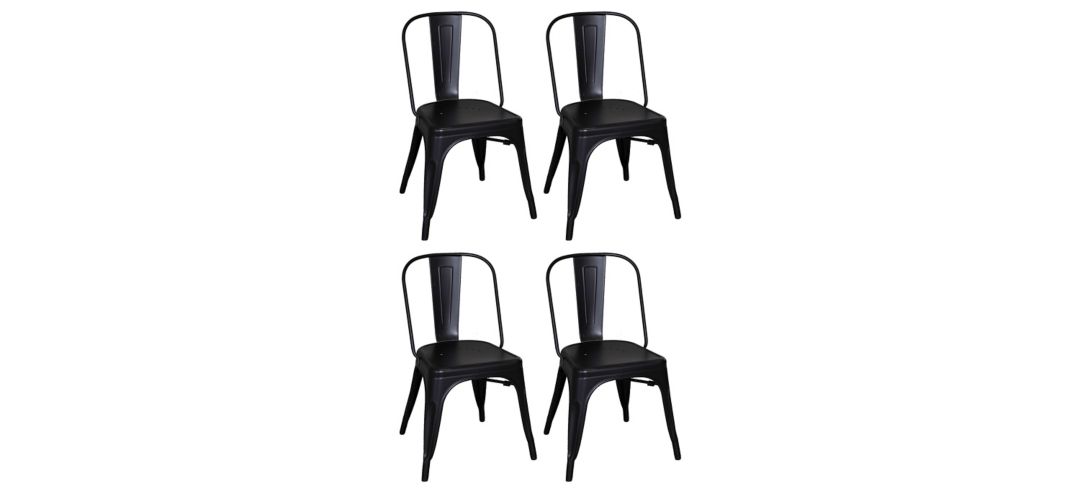 Vintage Series Bow Back Dining Chair-Set of 4