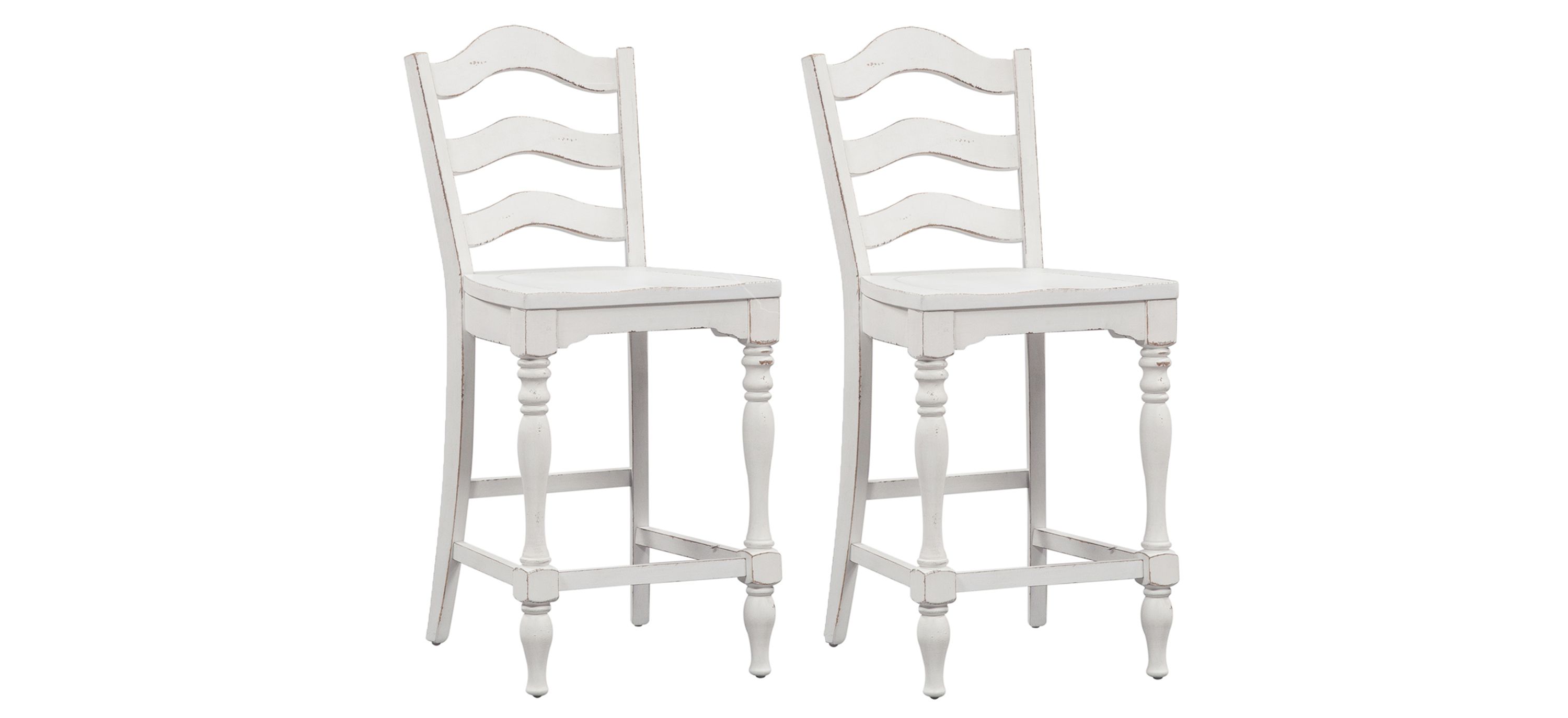 Forestport Ladder Back Counter Stool-Set of 2