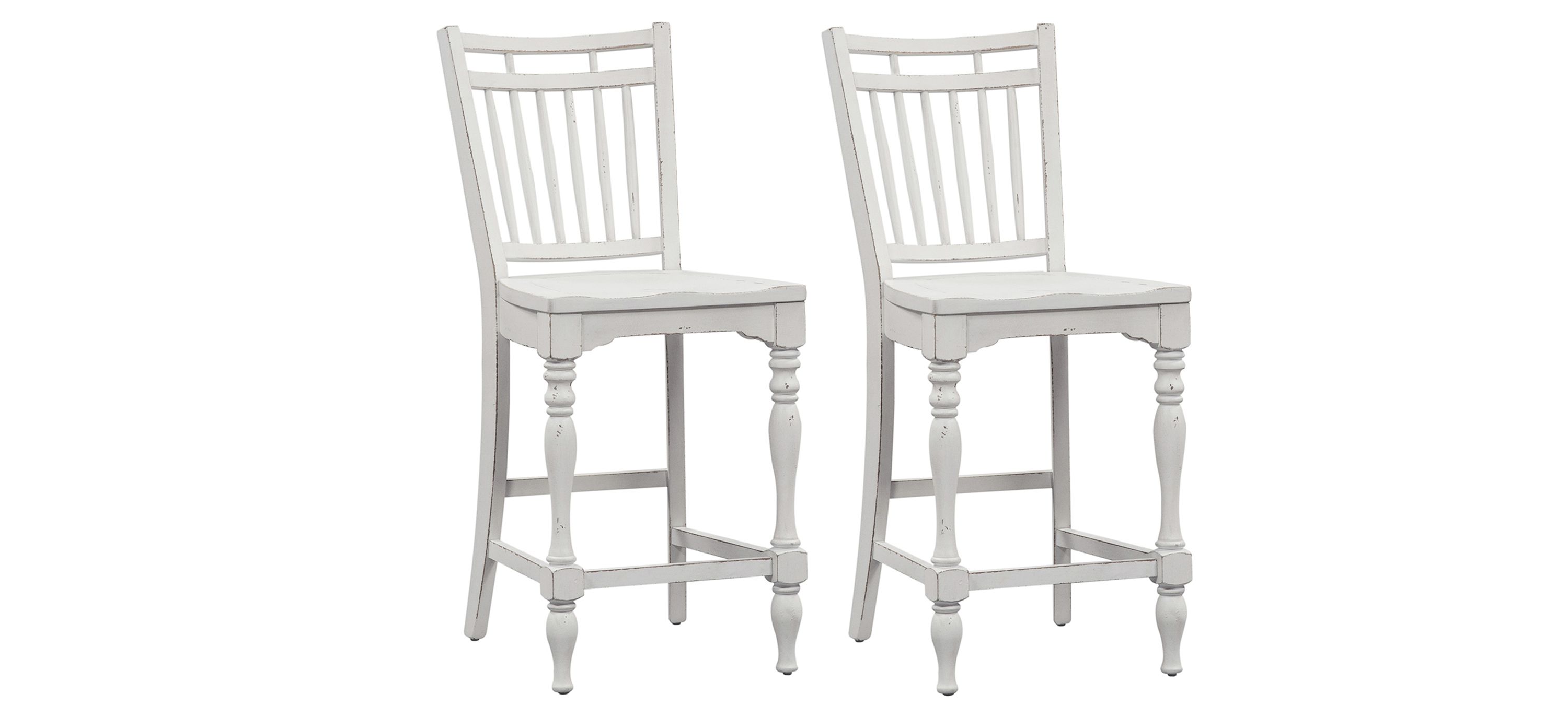 Forestport Spindle Back Counter Stool-Set of 2