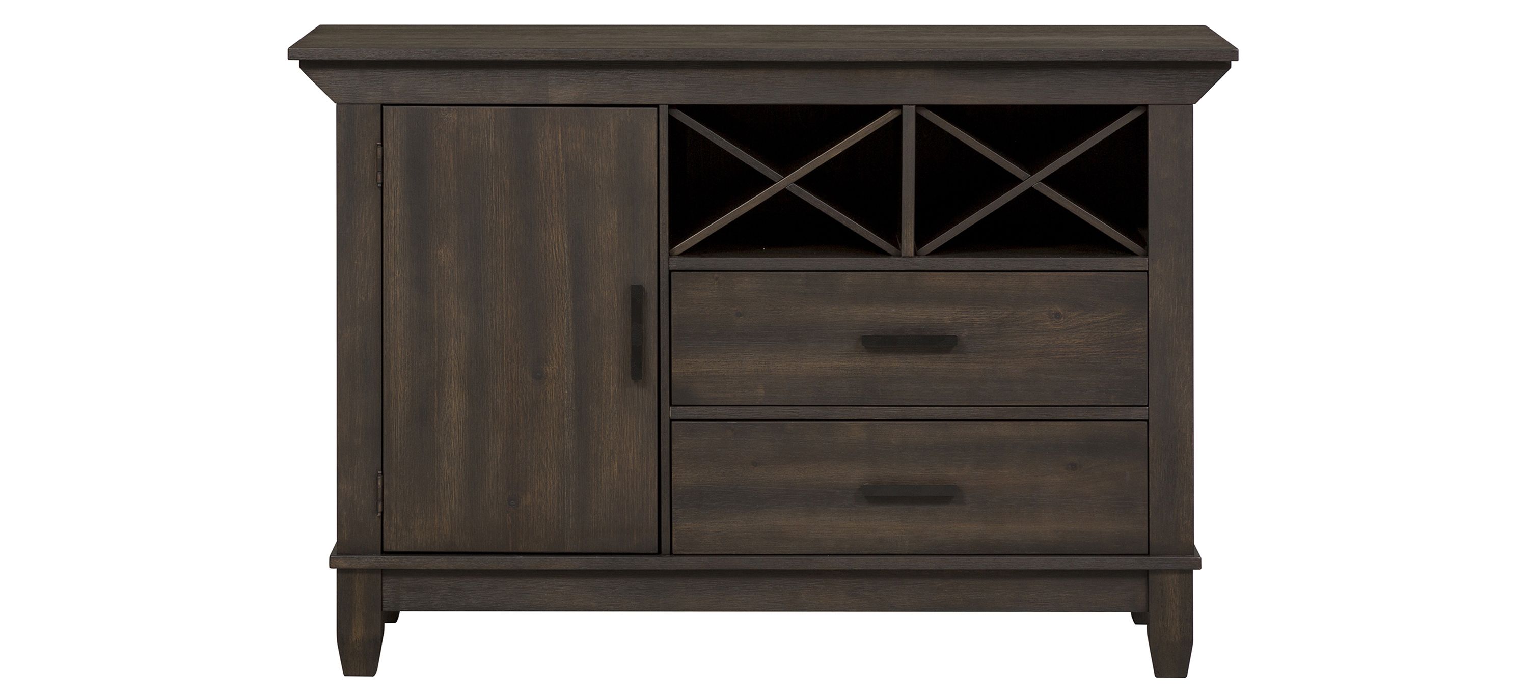 Double Bridge Sideboard w/ Wine Storage