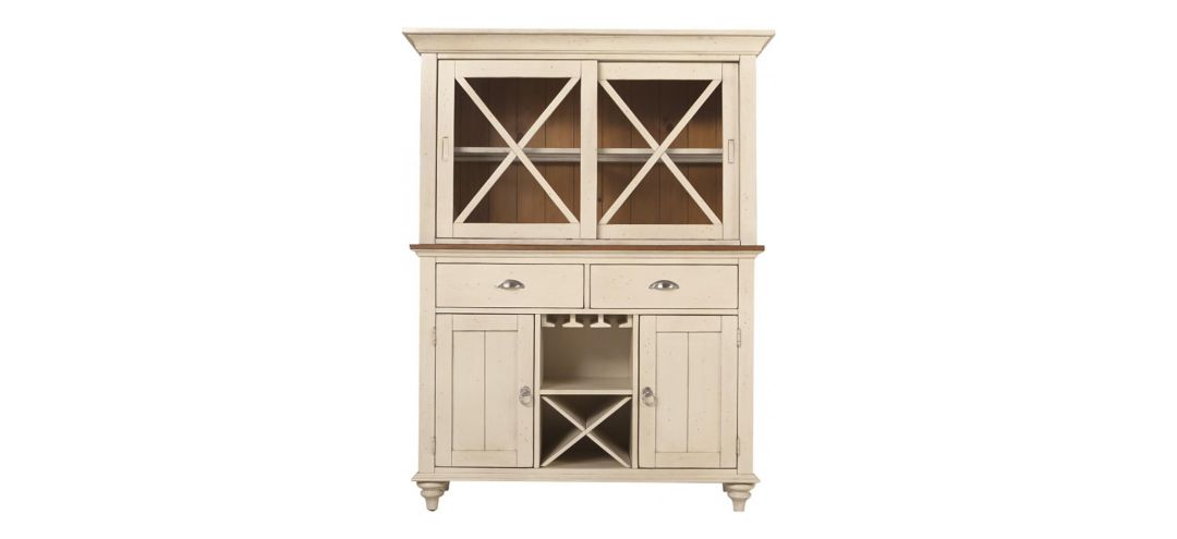 798230339 Sagamore 2-pc. China Cabinet w/ Lighting and Wine  sku 798230339